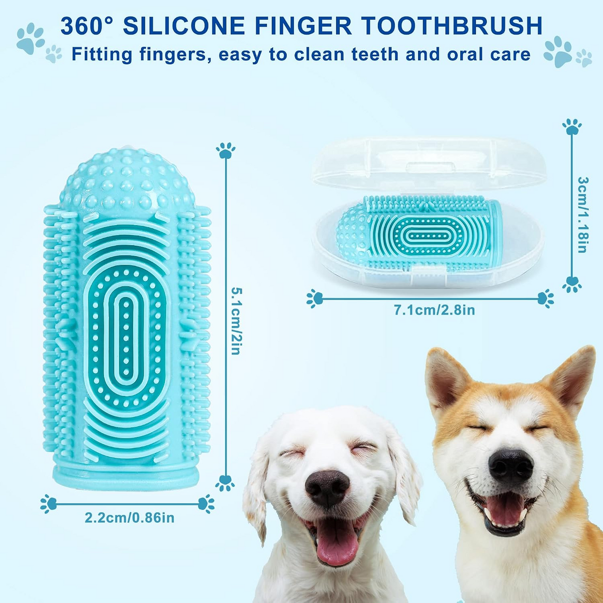 Pet Finger Toothbrush for Dogs & Cats