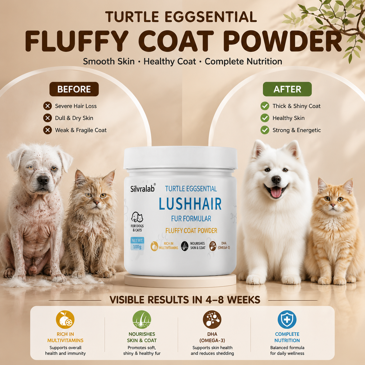 Silvralab LushHair Fluffy Coat Powder