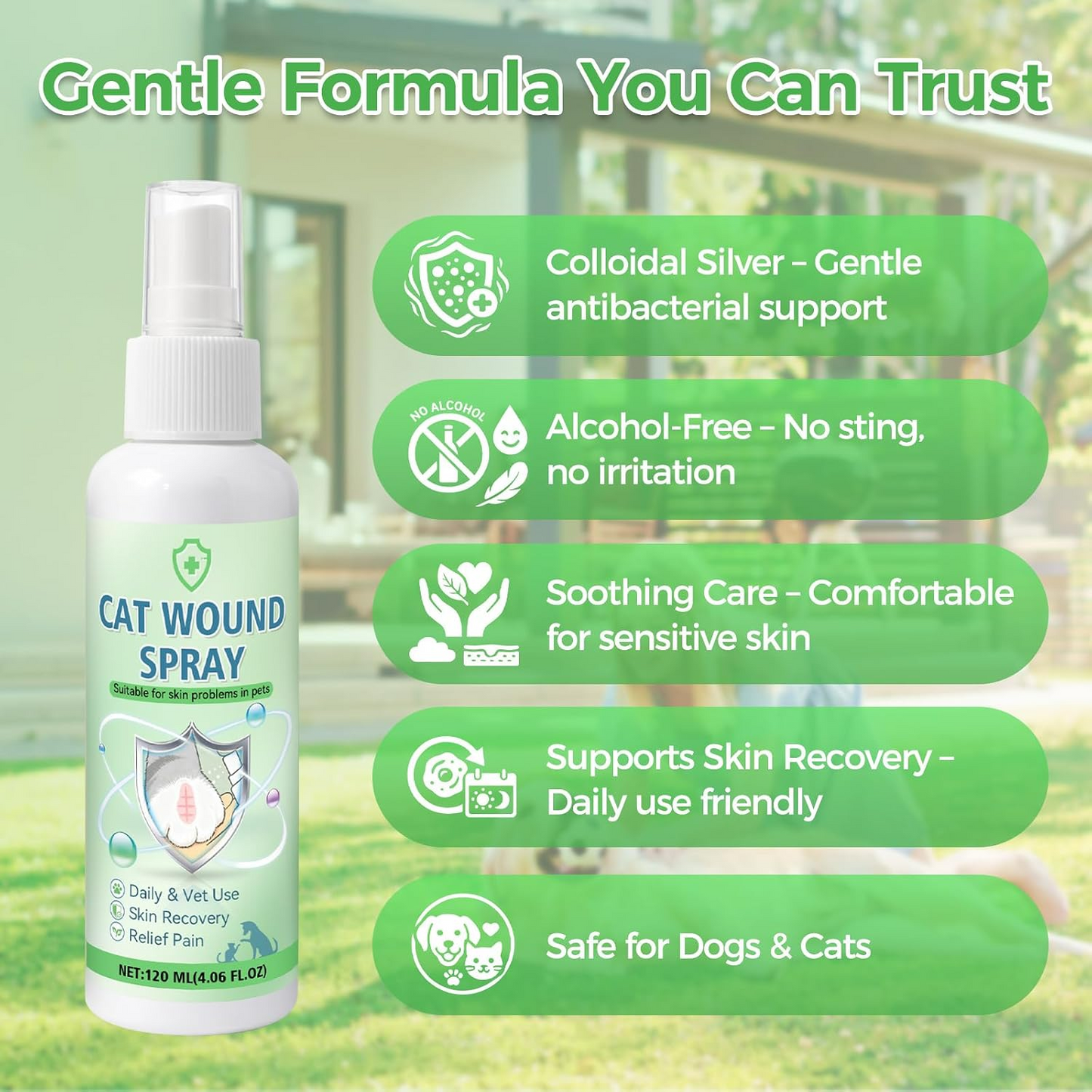 Cat Wound Spray for Dogs and Cats